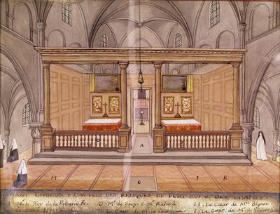 View of the Chancel and Altar, from 